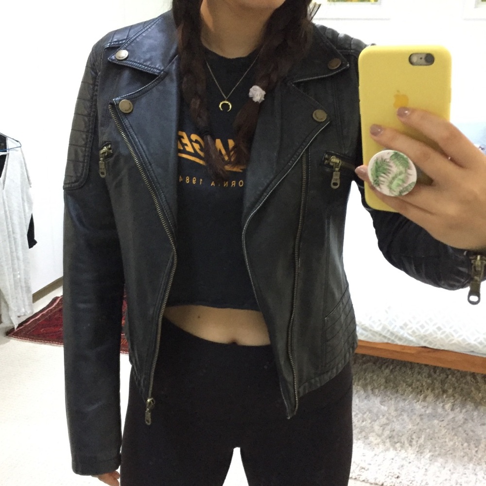 Billabong leather jacket